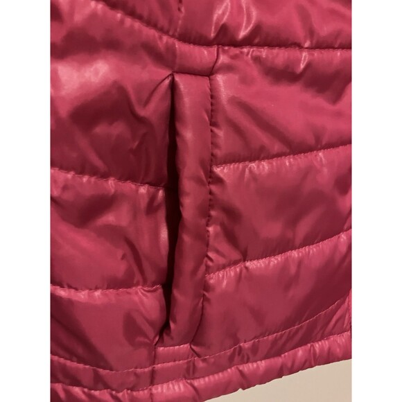 Aeropostale Puffer Jacket Hot Pink Med/Large Full Zip Lightweight 2012 EUC - Picture 4 of 9